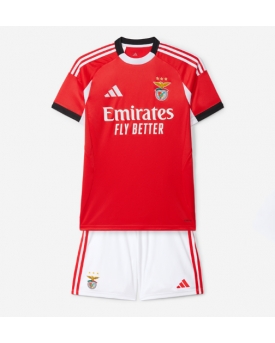 Billige Fotballdrakt Benfica Replika Hjemmedraktsett Barn 2025-26 Kortermet (med bukser)